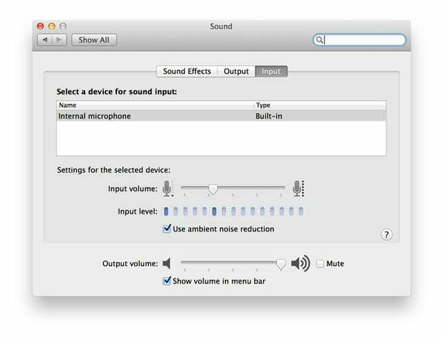 μείωση θορύβου περιβάλλοντος σε παλαιότερους Mac και MacBook με Mac OS X