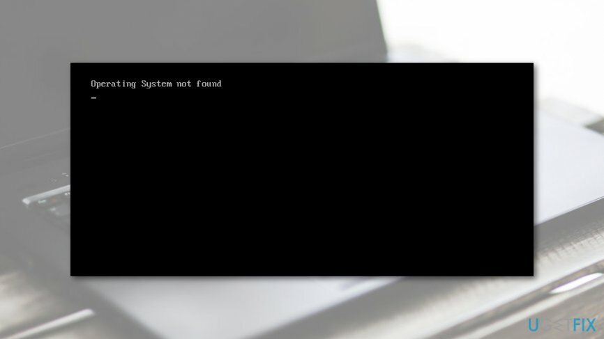 " Sistem operasi tidak ditemukan" Kesalahan pada Windows