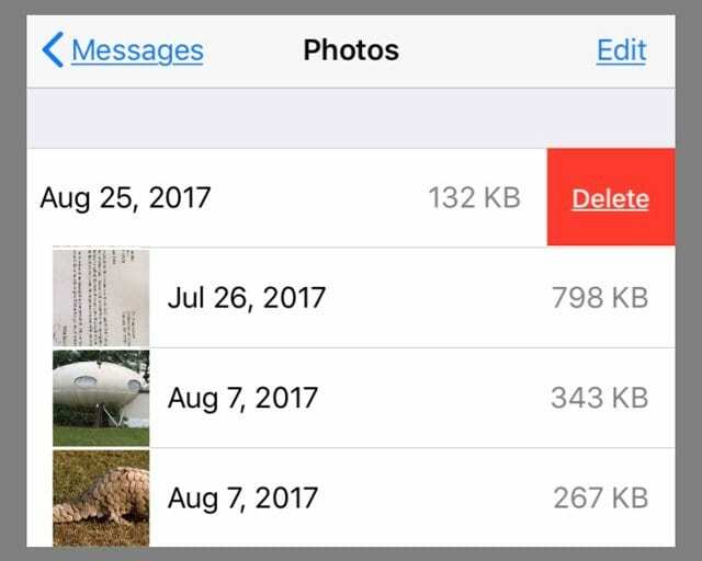 Ako odstrániť dokumenty a dáta správ pre iPhone pomocou iOS11