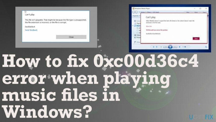 Како да поправите грешку 0кц00д36ц4 аудио и видео датотеке