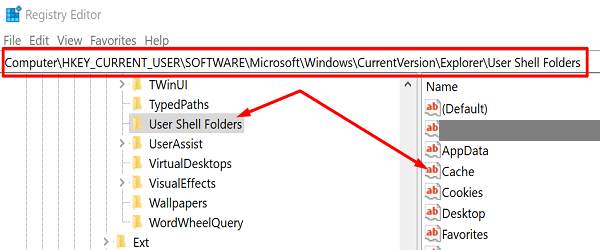 user-shell-folders-register-editor-windows-10