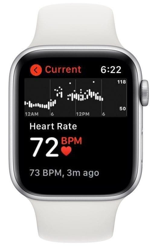 อัตราการเต้นของหัวใจ Apple Watch อัตราการเต้นของหัวใจ