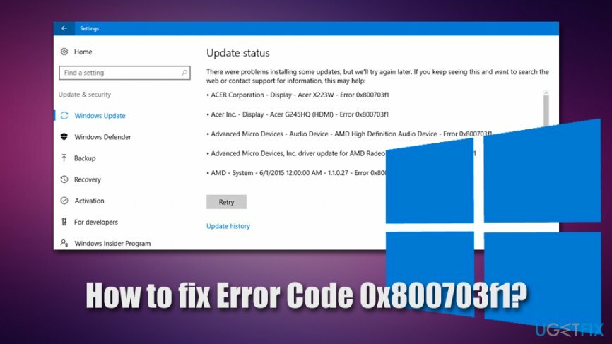 0x800703f1 त्रुटि को कैसे ठीक करें