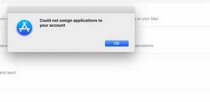 Impossible d'attribuer des applications sur MacBook