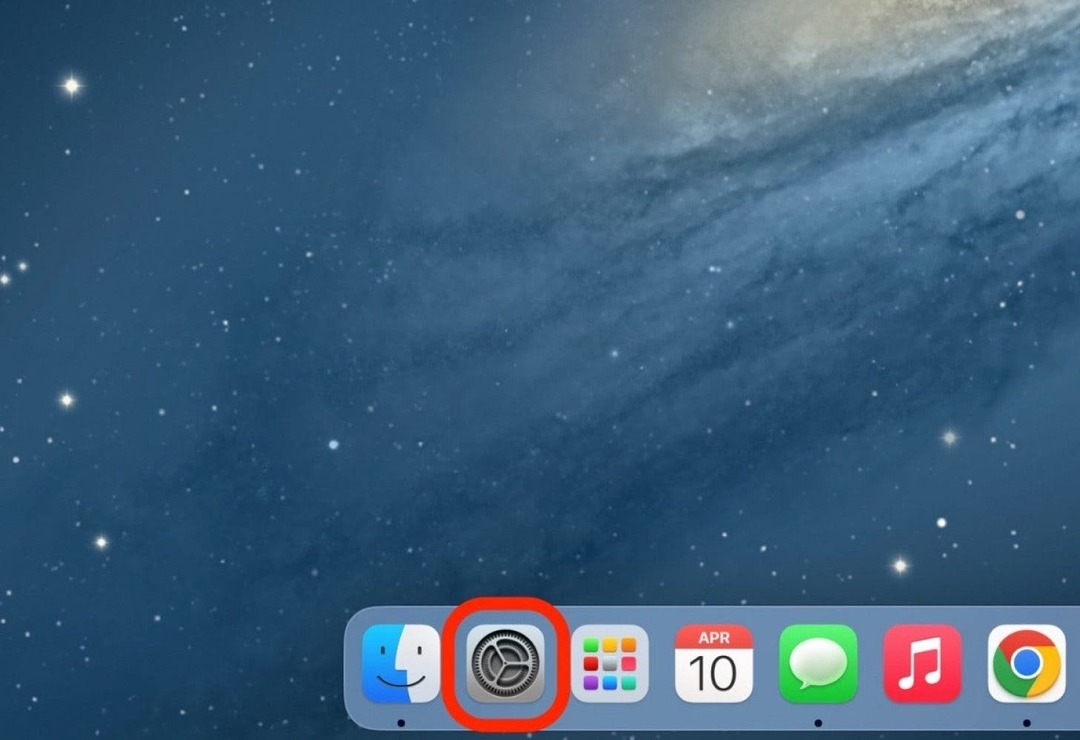 Odprite sistemske nastavitve na vašem Macu.