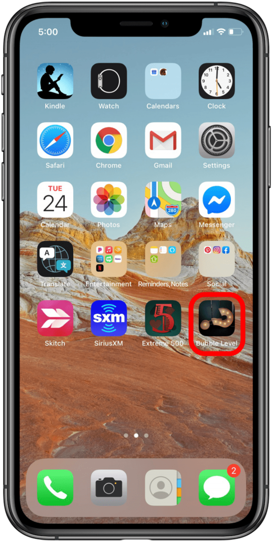 새로운 맞춤 앱 아이콘이 홈 화면에 나타납니다.