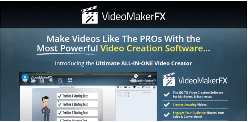 VideoMakerFX - თეთრი დაფის ანიმაციური პროგრამა