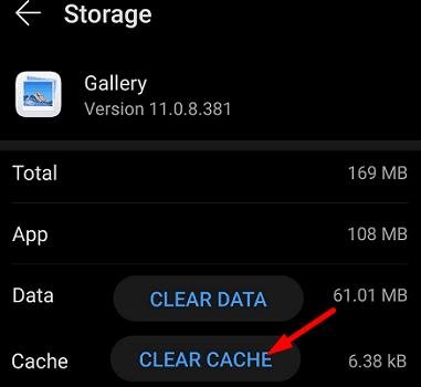 išvalyti-galerija-app-cache-android