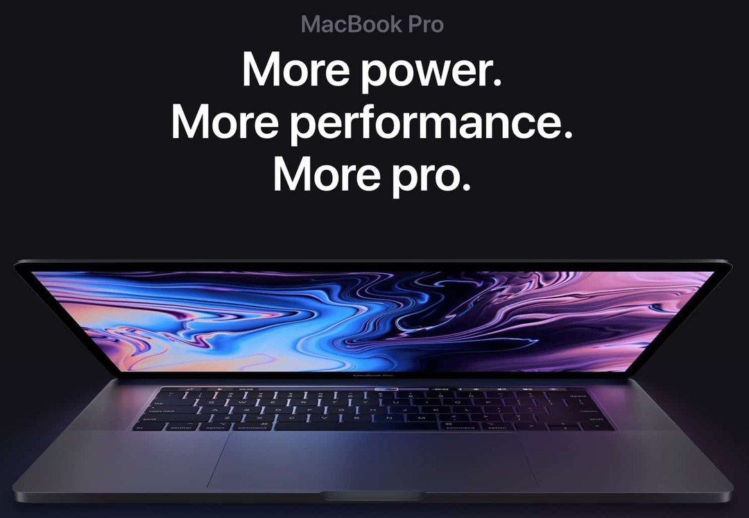 MacBook Pro 2018. 1 min