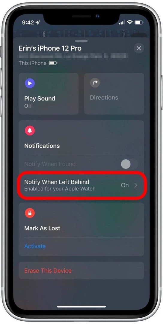 πώς να απενεργοποιήσετε τις ειδοποιήσεις για το iPhone Left Behind