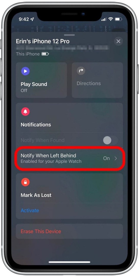 hvordan du deaktiverer iPhone Left Behind-varsler