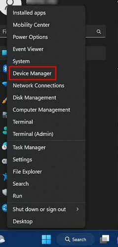 Manager dispozitive Windows 11