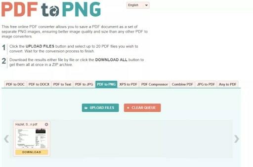 PDF en PNG