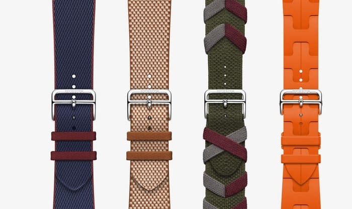 להקות של הרמס FineWoven Apple Watch