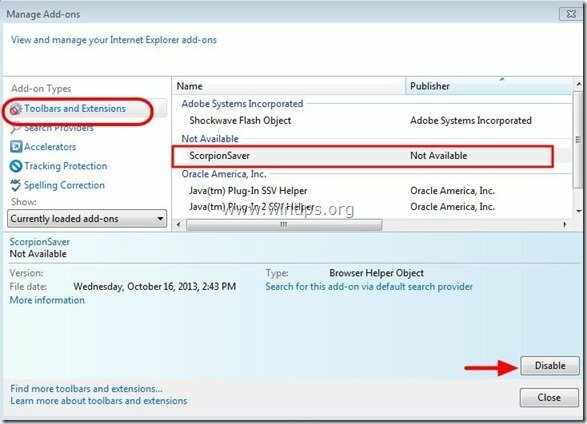 remove-scorpion-saver-internet-explorer