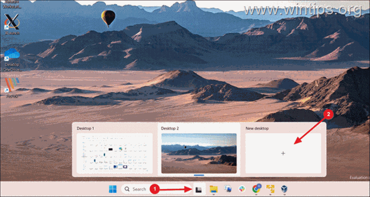 Cara Membuat Desktop Virtual di Windows 11.