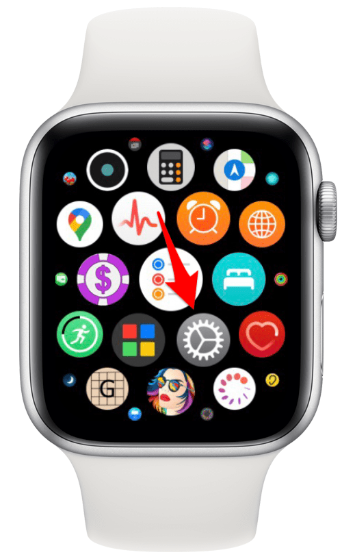 Abra la aplicación Configuración en su Apple Watch.