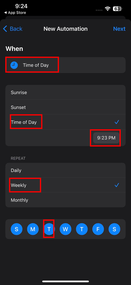שינוי שעה ותאריך עבור אוטומציה בשעה ביום