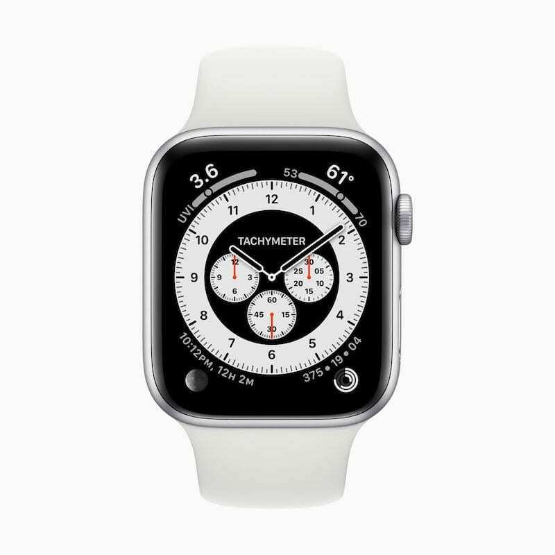 לוח שעונים של WatchOS 7 Chronograph