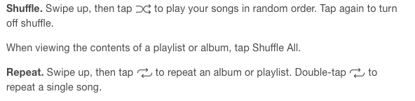 Apple Music에서 노래를 반복하고 섞는 방법