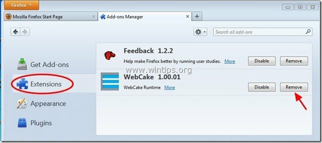 odstrani-webcake-firefox