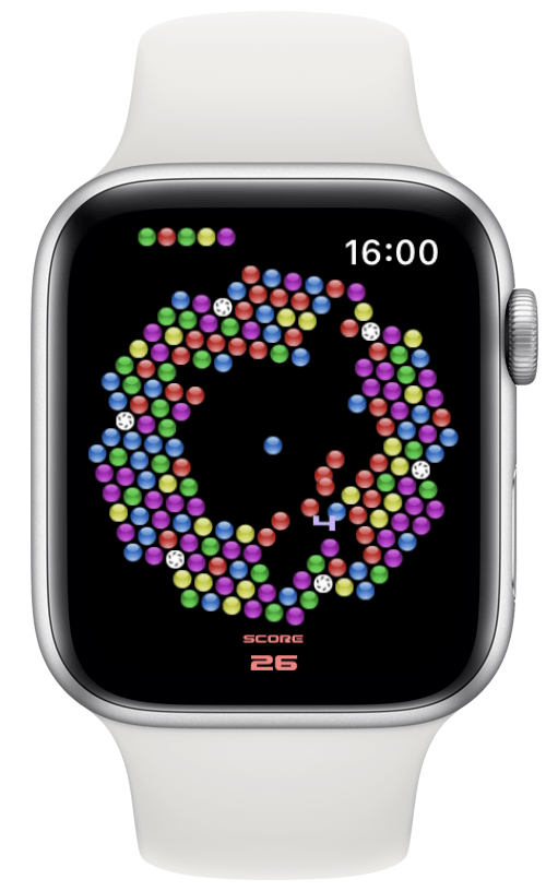 Jogo Bubble Wars para Apple Watch