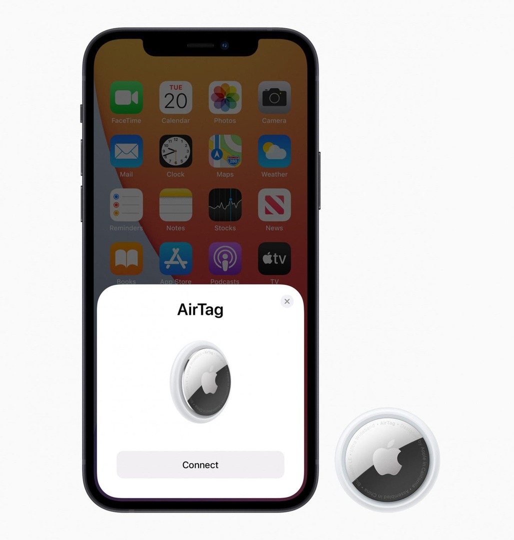 Hubungkan iPhone ke Apple Airtag