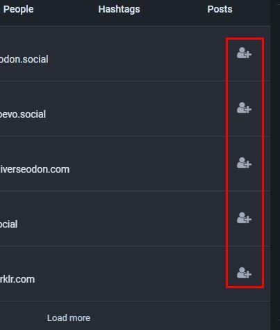 Folgen Sie dem Symbol Mastodon