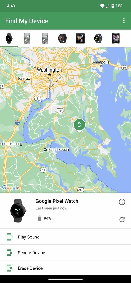 Πώς να επαναφέρετε το Pixel Watch χρησιμοποιώντας το Find My Device - 5