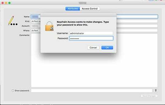 Trova la password Wi-Fi su Mac