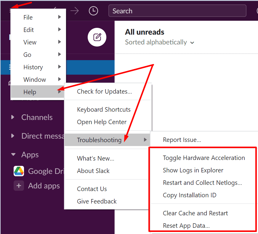 opzioni di risoluzione dei problemi allentate