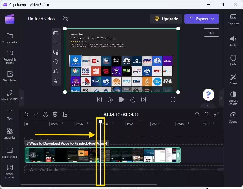 Windows 11 Clipchamp 드래그 바