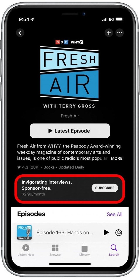 Podcast-App abonnieren