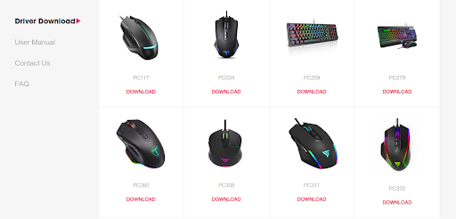 Stiahnite si aktualizáciu ovládača hernej myši Pictek