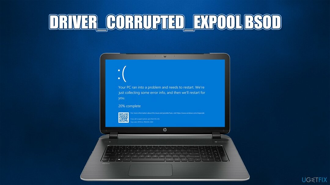 Comment réparer DRIVER_CORRUPTED_EXPOOL sur Windows 10 ?