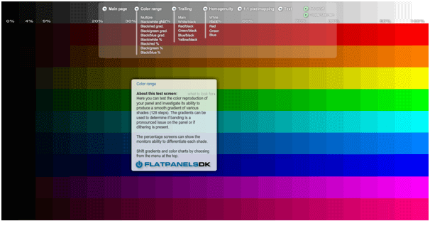 Online Monitor Test - Software de calibrare a monitorului