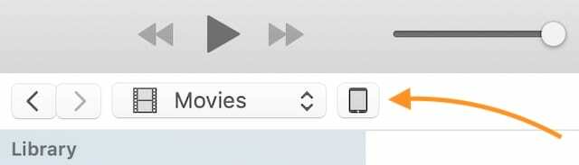 iPad-Symbol in iTunes