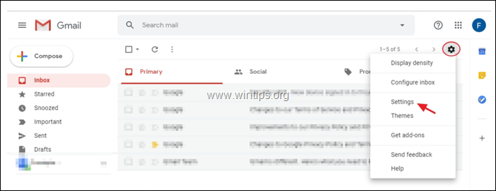 Как изменить пароль Gmail