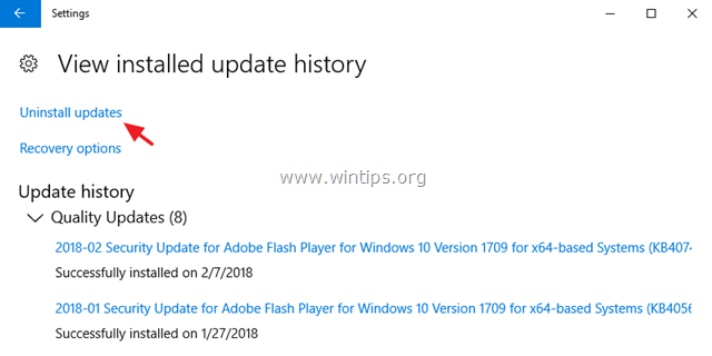 oprava sa nemohla pripojiť k aktualizačnej službe Windows 10 - zariadenie je ohrozené