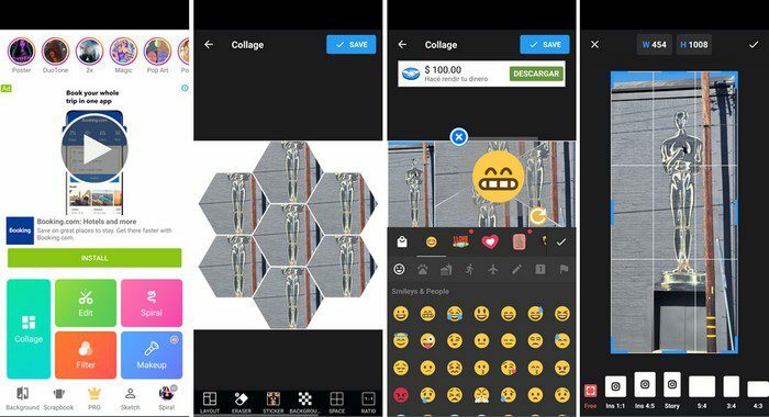 Collage-appar Android gratis