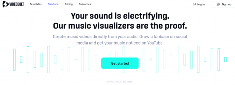 Музичний візуалізатор Videobolt