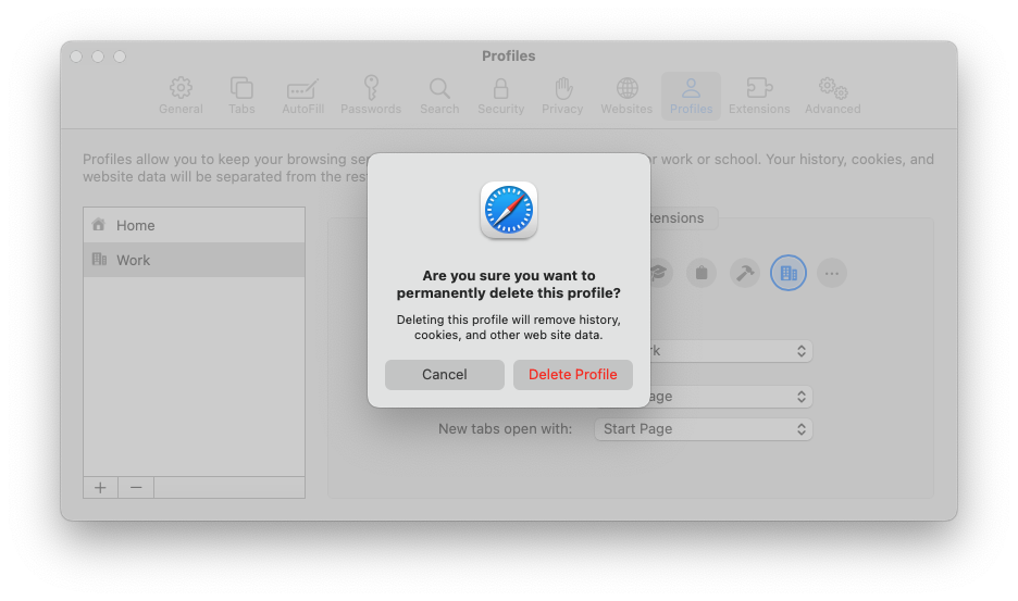 Sådan bruger du profiler i Safari på macOS Sonoma - 8