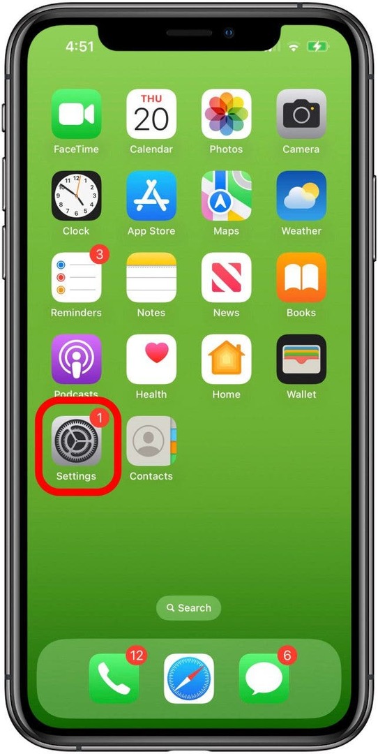 iphone inställningar app