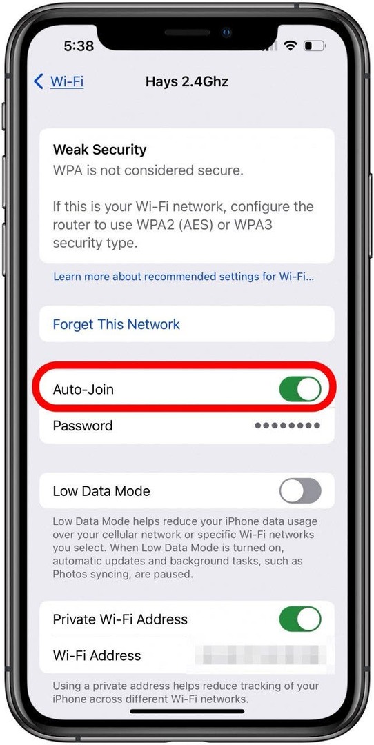 kapcsolja be az automatikus csatlakozást, ha az iPhone nem csatlakozik a wifi-hez