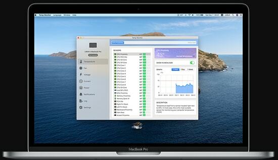 Temp Monitor - Mac-CPU-Temperaturüberwachungs-App