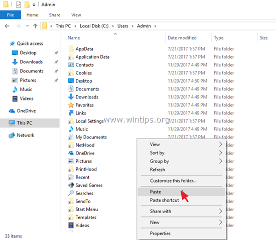 Wiederherstellen von Dateien nach Windows 10 Update 1709