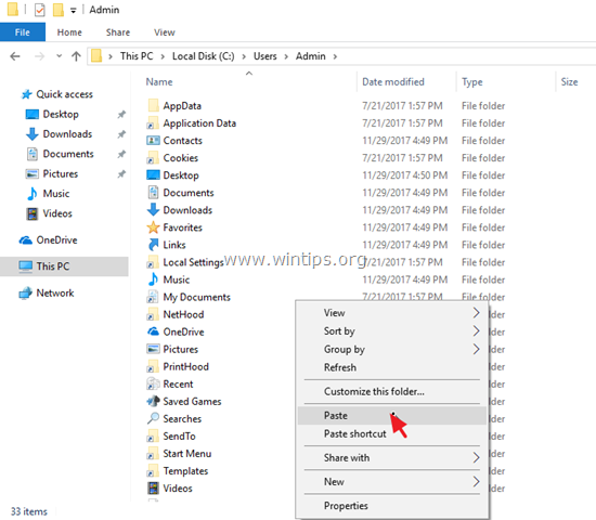 restaurați fișierele după actualizarea Windows 10 1709