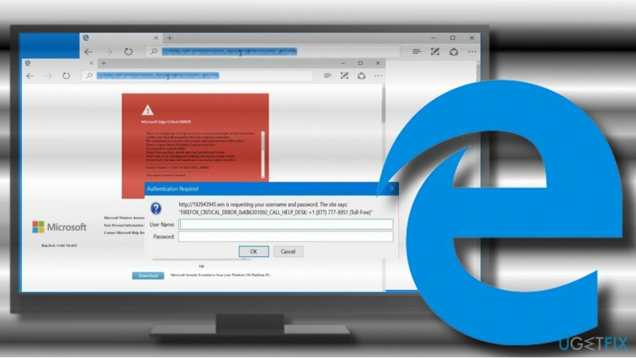 Parandage Microsoft Edge'i kriitiline viga