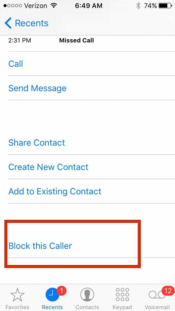 Cum să blochezi un număr necunoscut pe iPhone