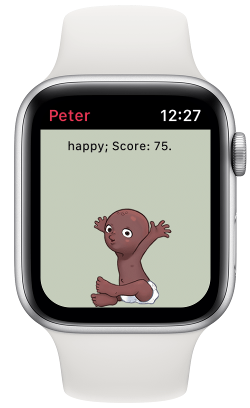 Adote um jogo para bebês no Apple Watch